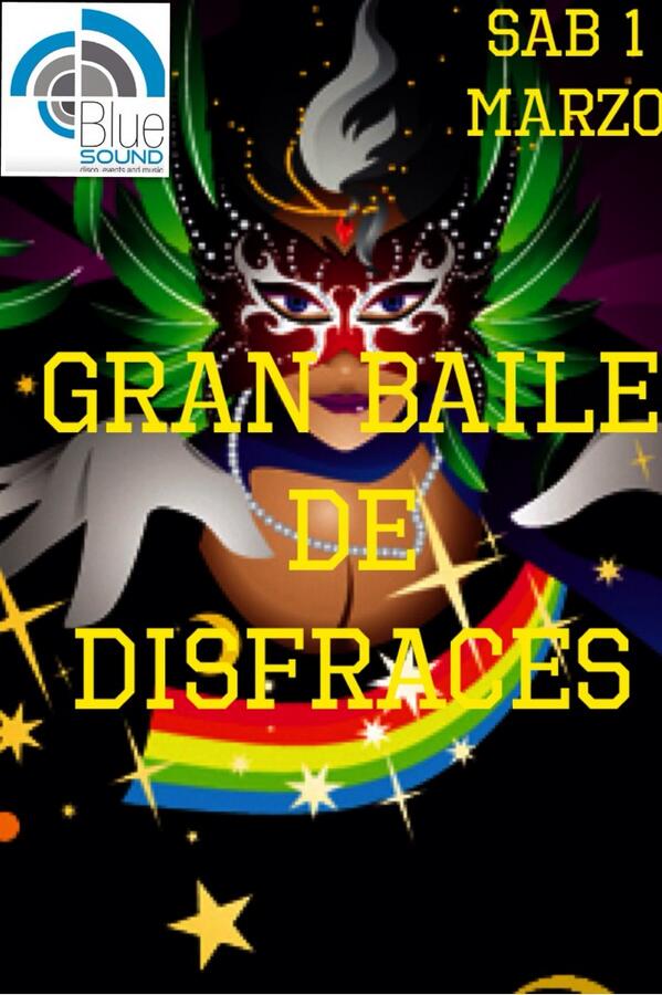 BlueSound_dem's tweet photo. GRAN BAILE DE DISFRACES
@BlueSound_dem 

VEN CON TU DISFRAZ

SÁBADO 1 MARZO
@BlueSound_dem http://t.co/SoICerZJNy