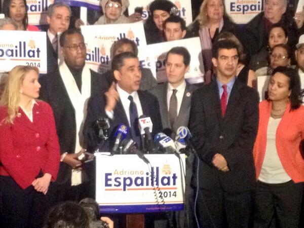 MarkLevineNYC's tweet photo. Esto es una campaña para todos. Necesitamos una voz unidad en el congreso @EspaillatNY #SiSePuede #NYC http://t.co/fBZPQ8cBrW