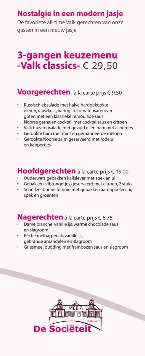 Onze 'Valk Classic' gerechten al gegeten? Nostalgie in een nieuw  jasje mét appelmoes met kers ;-)