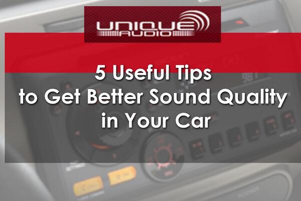 UniqueAudioLLC's tweet image. 5 Useful Tips to Get Better #SoundQuality in Your #Car -  goo.gl/vgk1AM #UniqueAudio