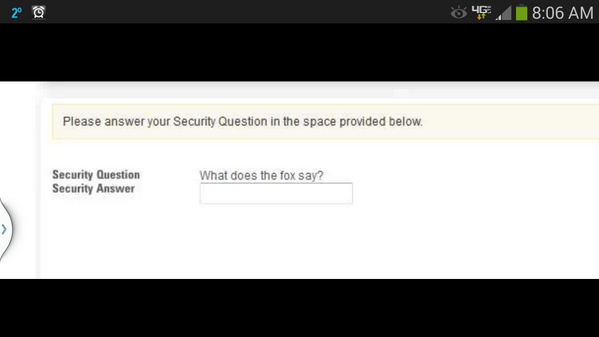 JaxDallas's tweet image. Uhhh... dammit. #security #sillyquestions #WhatDoesTheFoxSay
