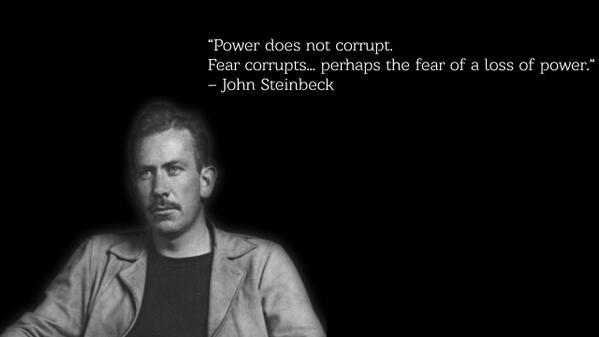 Power doesnt corrupt ideas