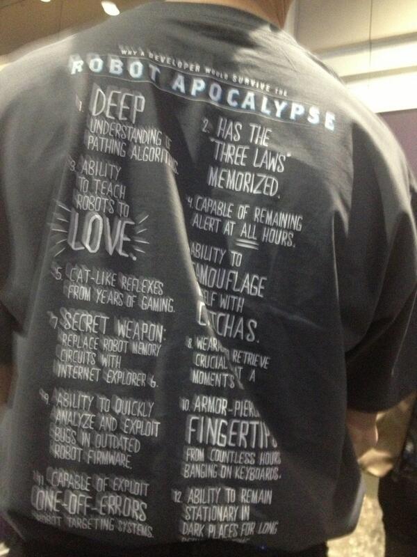 sandy_carter's tweet image. Spotted at the LV airport the #devpulse Robit Apocalypse from #ibmpulse