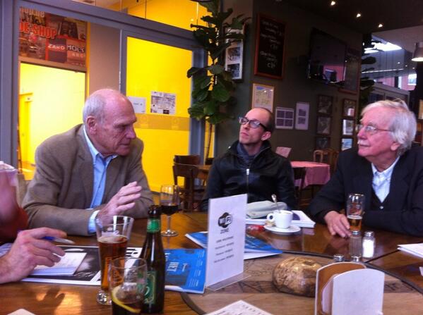 ronnydecoster's tweet image. Oud-renner Rudi Altig in Centrum Ronde van Vlaanderen in #oudenaarde. #crvv