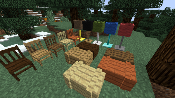 Noppes Chairs Crates And Lamps For Custom Npcs Http T Co Ln7ffp9khp