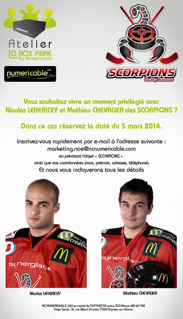 Scorpions de Mulhouse tweet media