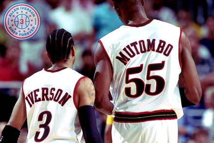 mutombo 76ers jersey