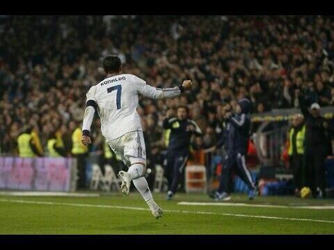 MadridistaSalva's tweet photo. Cristiano Ronaldo ha disputado 46 partidos de Champions con el Real Madrid y ha marcado 46 goles. BRUTAL. http://t.co/tK55jpqSvj