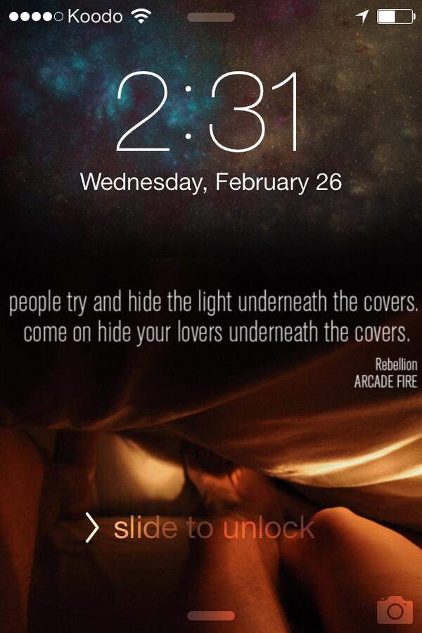 thecraftlab's tweet photo. It's Month 2 of #DesignProject2014 &amp; I created some iPhone Wallpapers with Arcade Fire Lyrics http://t.co/vddJyhTF1w http://t.co/OBAolSb6rc