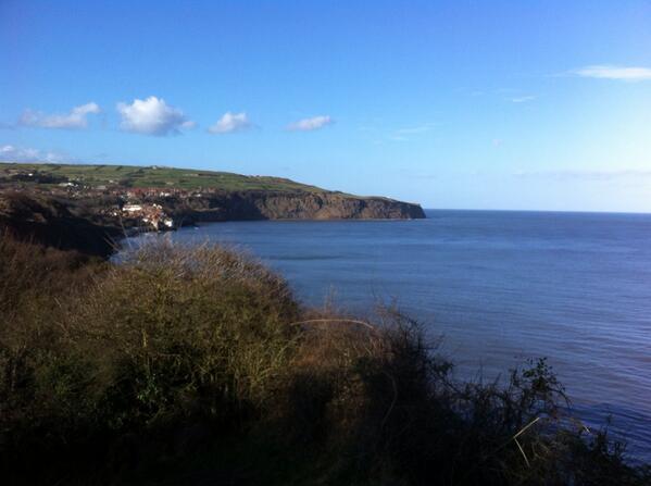 We cheated and snook a little closer, #RobinHoodsBay from #NationalTrust #BoggleHole @northyorkmoors