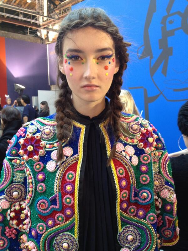 #mariakovacs Marco @tigicreatives <a href="/manishArora/">Manish Arora</a> 
Paris fashion week