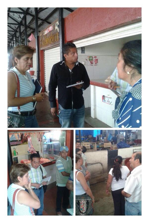 AyttoZ's tweet photo. En punto de las 08:00 recorrimos el mercado municipal. @MAPSARMIENTO @VIOLET_RUOIZ @nss_oaxaca @noticiasnetmx http://t.co/AsyKdElBl6