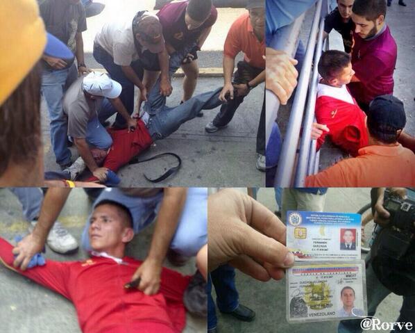 Mmorin_informa's tweet image. Infiltrado armado es detenido por manifestantes (11:20AM) en Valencia