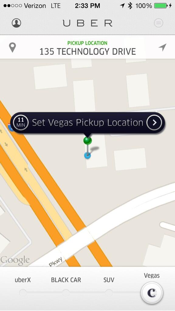 Uber to Vegas.. This is either the best or the worst idea ever.
