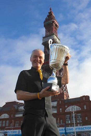 Brilliant picture of the even more brilliant <a href="/PaulMegram/">Paul Megram</a> Children's Entertainer of the Year 2014