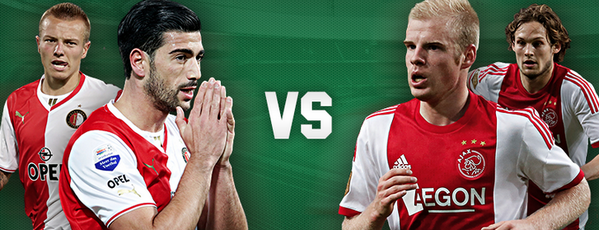 Unibetsport's tweet photo. Feyenoord-Ajax, wie hoop jij dat zondag wint?
RT voor Feyenoord 
FAV voor Ajax 
Tip, follow @UnibetNederland http://t.co/RrrQeQyQqS
