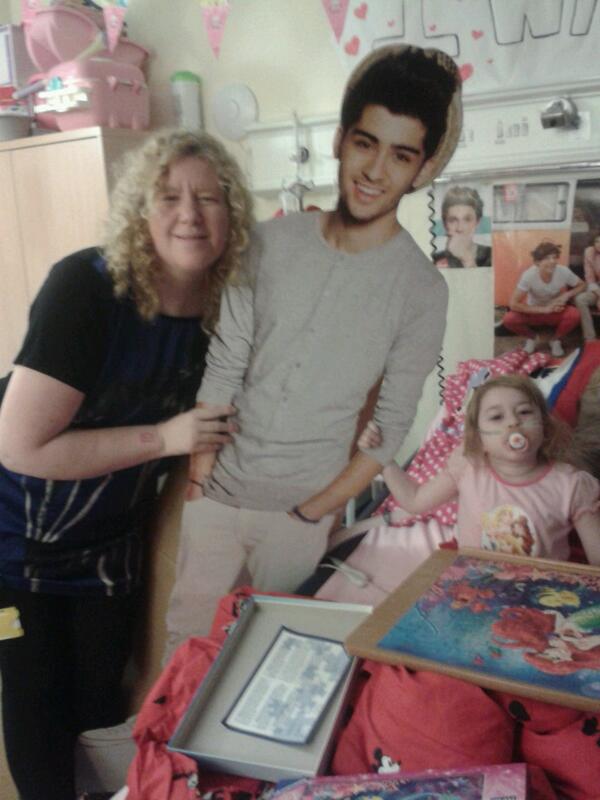 This little girl is Lucy. Her final wish is to meet Zayn. I'm begging you please have zayn see this! RT -C