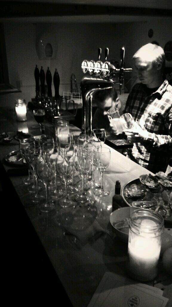 Oyster, Black Velvet and beers <a href="/MoncadaBrewery/">Moncada Brewery</a>  with <a href="/holyshuck/">The Mother Shuckers</a>