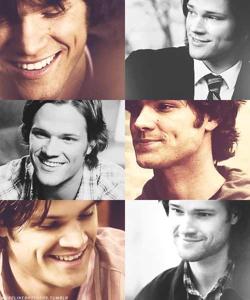 demonclrgrd's tweet photo. “@WeLoveSPN: sam winchester + dimples http://t.co/kzWXDerDpF” #DimpleLove