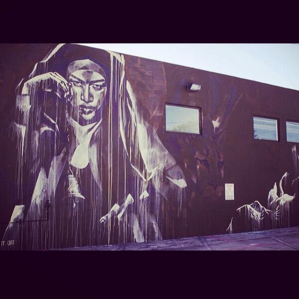 DenverStreetArt's tweet image. Work in Wynwood by @_faith47 | #tbt #faith47 #streetart