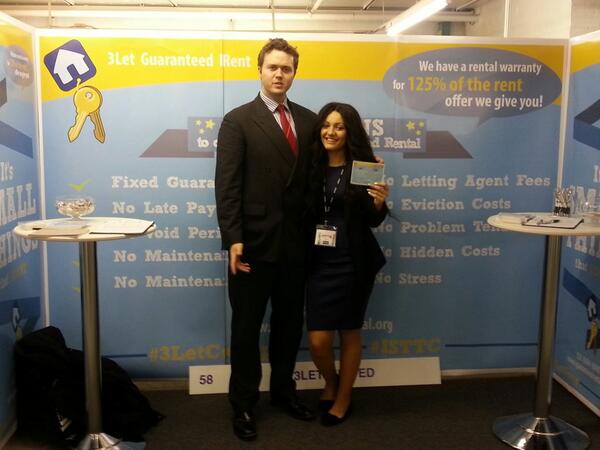 lee_lebern's tweet image. Big B aka @BernardMaster with @KarisseSJ at our stand today at @Landlordshow #3Let