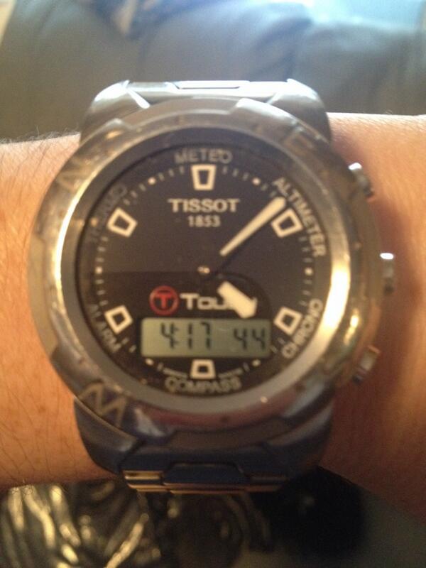 tissot synchronize analog and digital time