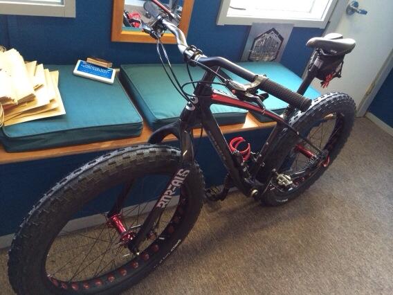 tferriss's tweet photo. Snow bicycle in Alaska: http://t.co/vOcQZfbtrR