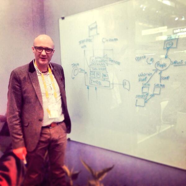 denisenepraunig's tweet image. Today talking and sharing ideas with brilliant James Crawford about #saphana at the #MWC14 for #sapmobile