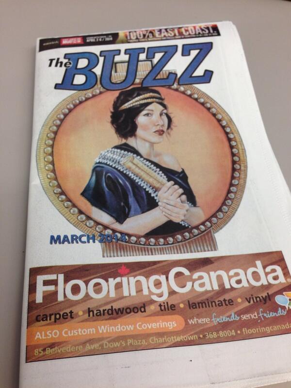 Our leading lady on the cover of <a href="/BUZZpei/">The Buzz</a>! Ehowardart "The 10 Muses" March 17th <a href="/TheGuildPEI/">The Guild</a> youtu.be/596SSUaMYGU