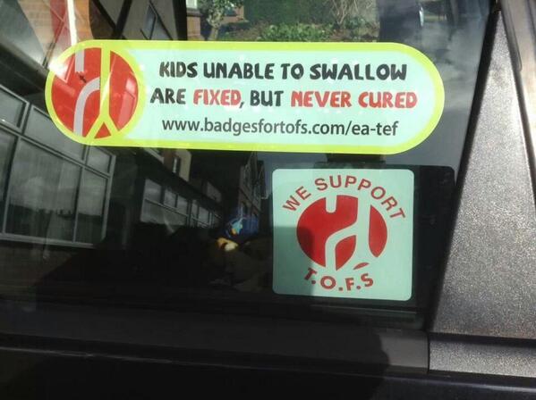 LauraLu542's tweet photo. Car stickers for tofs..... well I never! :)
#tofawareness #tofs #tef/ea http://t.co/7MejSu7OpP