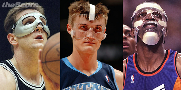 NBA Masks: A collection of masked men who needed facial protection over the years. thesco.re/1mIHuXo