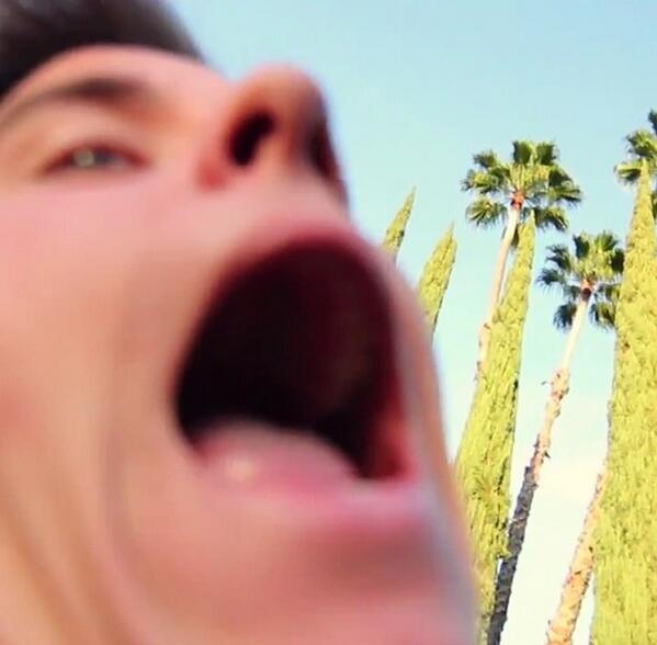 connorfranta's tweet image. when you go to take a picture of something, but you accidentally open up the front-facing camera...