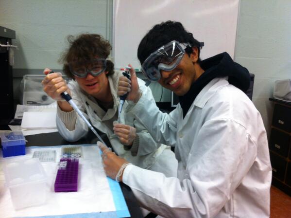 biochemundergra's tweet photo. @BBS_McMasterU   This is #MyBBS:  Rocking the pipettors in Biochem 2L06! http://t.co/J492y7Cbfj