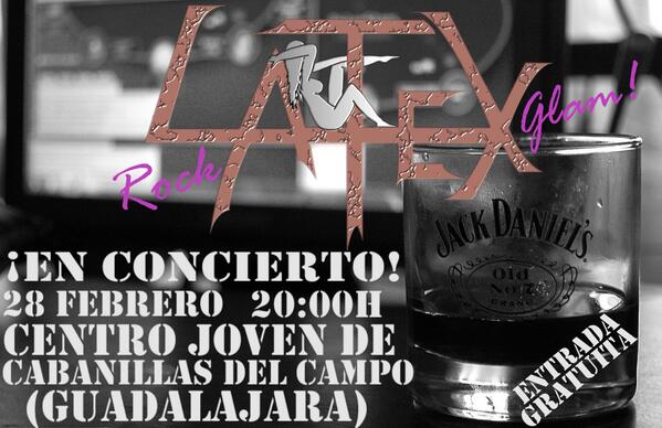 LATEX_80s's tweet photo. HOY, VIERNES 28... TOCAMOS EN EL CENTRO JOVEN DE CABANILLAS (GUADALAJARA) ¿TE LO VAS A PERDER? ¡ENTRADA GRATUITA! http://t.co/DPUFG5dwm9
