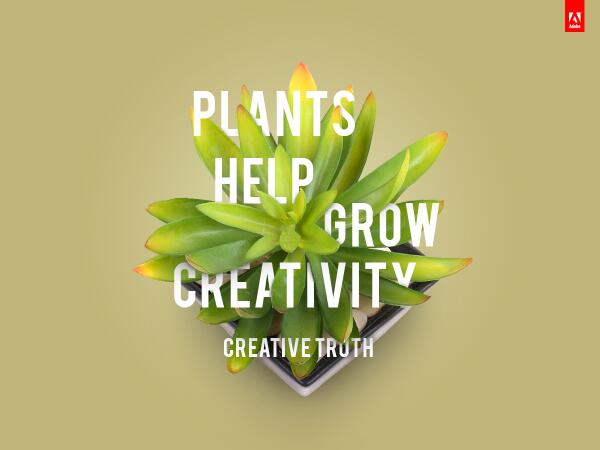 AdobeNordic's tweet image. Science says a plant at your desk can boost your creativity by 45%: adobe.ly/NAmi9s #CreativeTruth