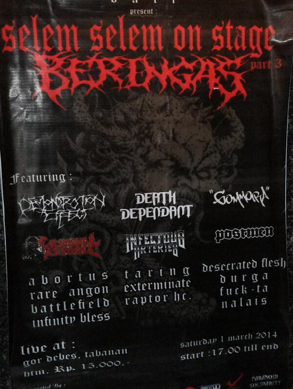Gommora (@gommora_hc) on Twitter photo Sampai jumpa besok tgl 1maret, di GOR Debes, Tabanan.. meliar kembali bersama kami.. Sampai jumpa besok tgl 1maret, di GOR Debes, Tabanan.. meliar kembali bersama kami..