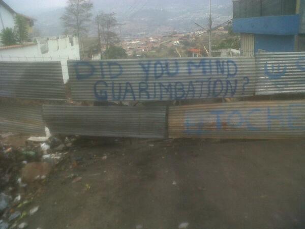 acaballoregalao's tweet photo. GENIAL ¿Did you mean guarimbation? http://t.co/VkxX7r5lrK""