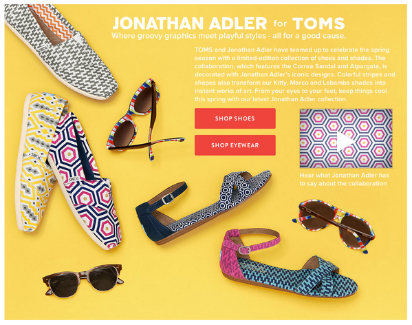 ForumLosAngeles's tweet photo. Collection #toms x #jonathanadler à découvrir ! http://t.co/bu1EE7uxk1 #modecali #losangeles #Californie http://t.co/WeTqEeI15V