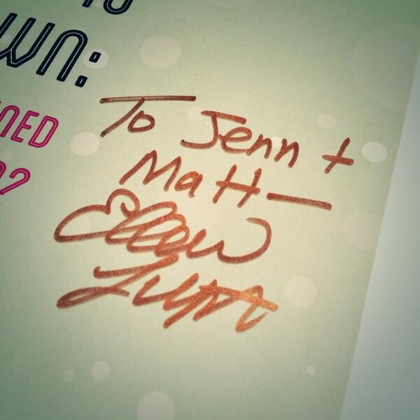 LaumannDesign's tweet image. Bummed I couldn't make tonights @AIGABlueRidge event but thanks for the autographed @ellenLupton poster @jennlaumann