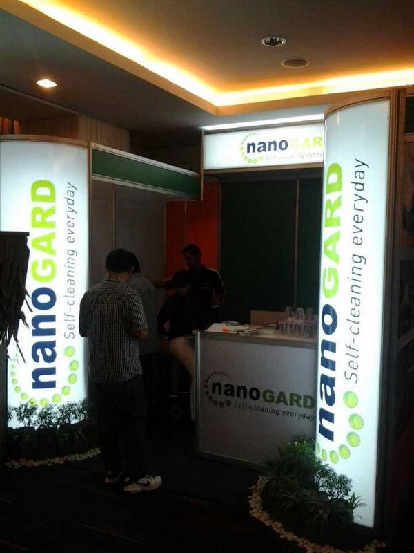 bali_IBT's tweet photo. Nampak stand NANO GARD sebagai salah satu bahan berkualitas di @bali_IBT lalu nih :D http://t.co/UkhLlCN6lQ