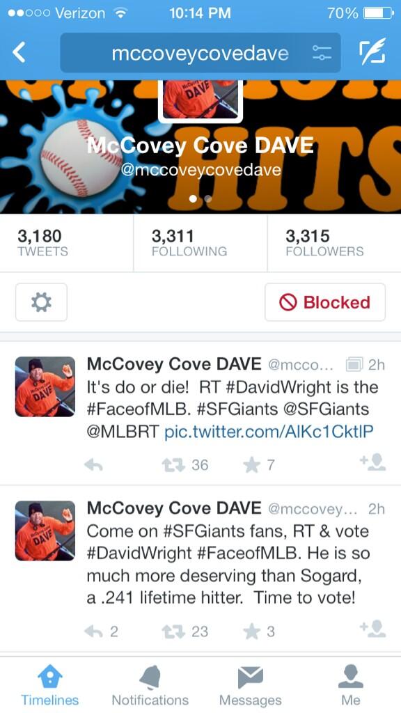 mattgswlvroak's tweet photo. SF's biggest attention whore fan who doesn't even buy tickets to games is mad. #EricSogard #FaceofMLB http://t.co/kYfaVBe3nb