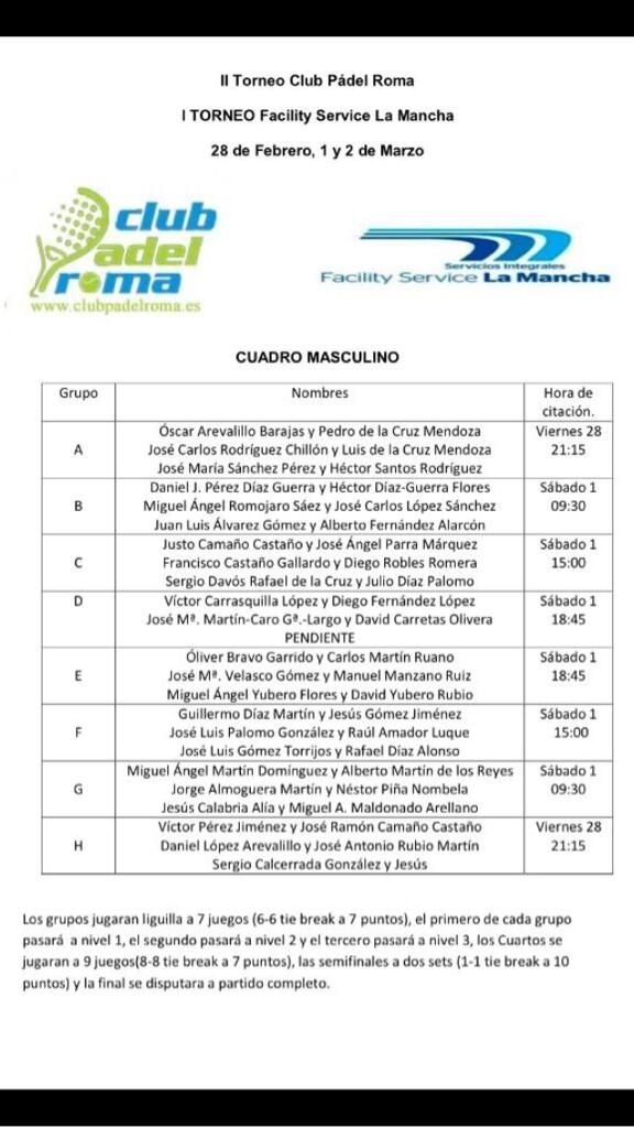 FServiceMancha's tweet photo. Por fin viernes!!!!! Nos vamos de torneo este fin de semana a @padelroma2014 suerte a todos!!! http://t.co/iuRswPjlLZ