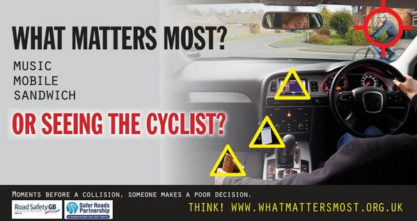 Trafficwmp's tweet photo. The cyclists of E unit have had a few near misses recently despite being as visible as a radioactive xmas tree !! RT http://t.co/1PyA0NTH1x