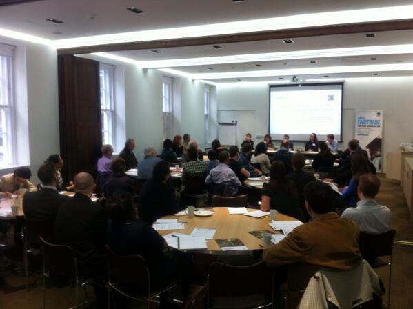 Room packed full of london public procurement pros for fair &amp; ethical procurement conference #FairtradeFortnight