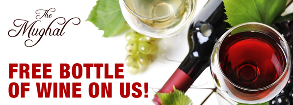 MughalHalstead's tweet photo. Free bottle of wine on online orders over £15.00 or more. Visit http://t.co/D054EYHZ04 http://t.co/Xyv1ihxsDI