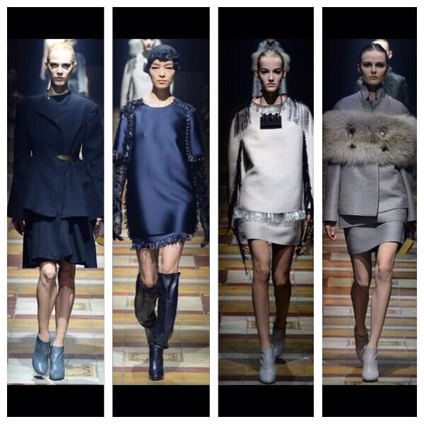 SelectModelMgmt's tweet image. Select girls @LANVINofficial Fall/Winter 2014: Aymeline,@FeiFeiSunSun , Maartje &amp;amp; Vasilisa #select #selectmodels #PFW