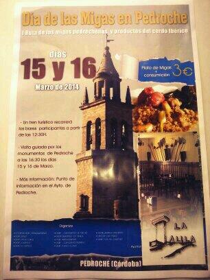 Disfruta de un buen plato de migas en Restaurante La Taula - Pedroche