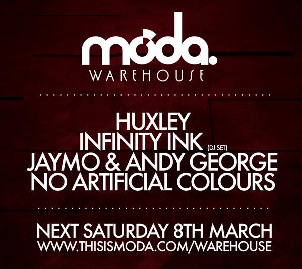 ModaLincoln's tweet image. RT to win 5x FREE guestlist to the Moda Warehouse next Sat.

Winner announced tomorrow 4pm.

bit.ly/WarehouseModa