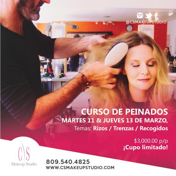 csmakeupstudio's tweet photo. Nuevos cursos: peinado http://t.co/E4vhKcUGKV