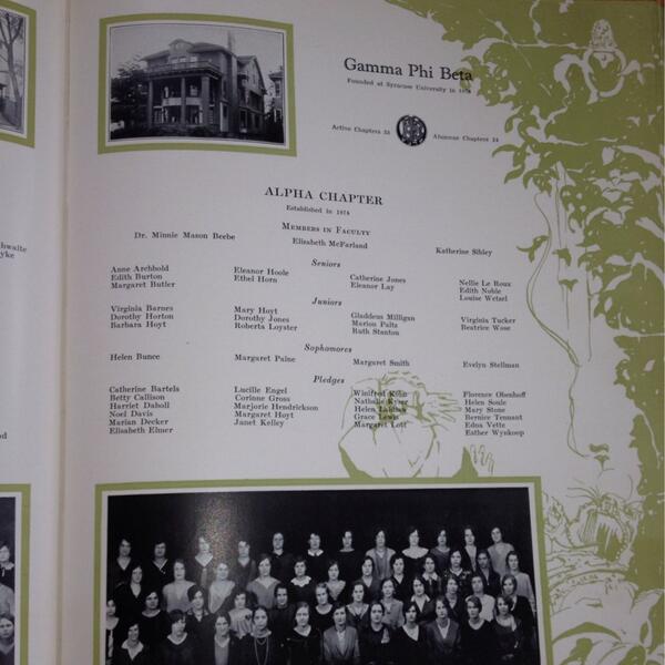 Danica K. (@danicab) on Twitter photo Incredible treasure hunting today. Found my great-gma's <a href="/SyracuseU/">Syracuse University</a> 1929 yearbook in great condition. Betty Callison. Incredible treasure hunting today. Found my great-gma's <a href="/SyracuseU/">Syracuse University</a> 1929 yearbook in great condition. Betty Callison.